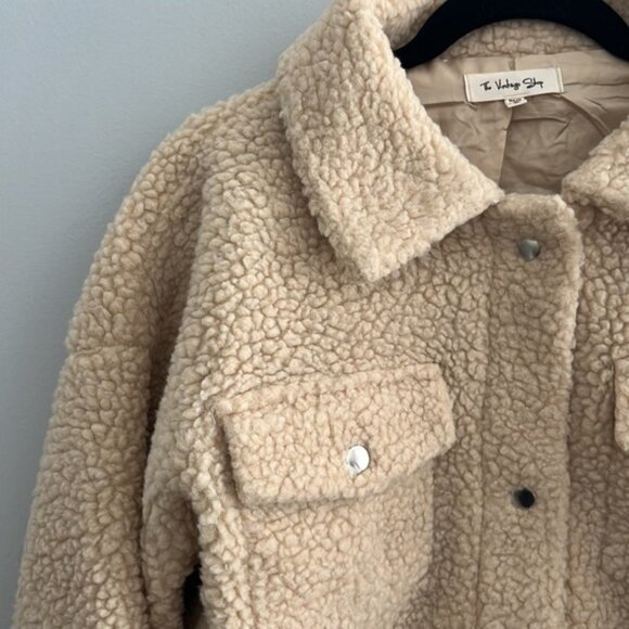 The Vintage Shop Sherpa Fall Jacket Lined - Picture 3 of 7